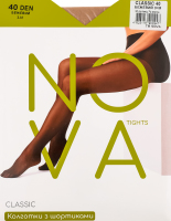 Колготки жіночі Nova Classic 40 бежевий р.3