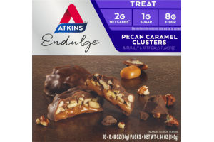 Atkins Endulge Treat Bars Peanut Caramel Clusters - 5 CT