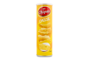 Чипси картопляні зі смаком сиру Mr. Chipas тубус 160г