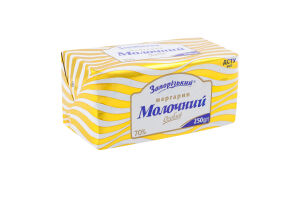 Маргарин 70% столовый Молочный особый Запорізький м/у 250г