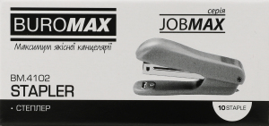 Степлер Jobmax пластиковий круглий 10аркушів Buromax