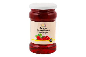 Вишня коктейльна червона 300г Топпинг