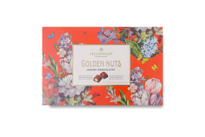Конфеты шоколадные с начинкой и целыми орехами Golden Nut Millennium к/у 145г