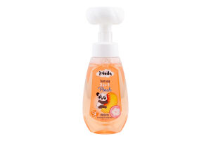 Мило-пінка дитяча 2в1 Peach 300г з дозатором Small Panda
