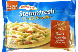 Birds Eye Steamfresh Chef's Favorites Penne & Vegetables with Alfredo Sauce