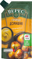 Горчица традиционная нестерилизованная Домашняя Верес д/п 130г
