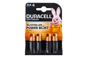 Батарейки AA MX1500 Optimum Duracell 4шт