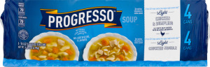 Progresso Soup Light Chicken & Dumpling, Light Chicken Noodle - 8 CT