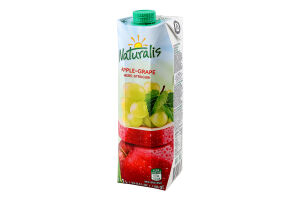 Нектар осветленный пастеризованный Apple-grape Naturalis т/п 1л