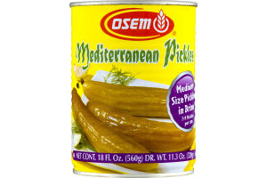 Osem Mediterranean Pickles Medium Size Pickles in Brine