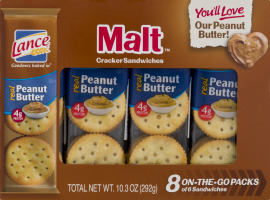 Lance Crackers Sandwiches Malt - 8 CT