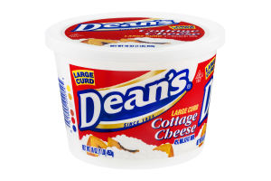 Dean's 4% Milkfat Cottage Cheese Large Curd