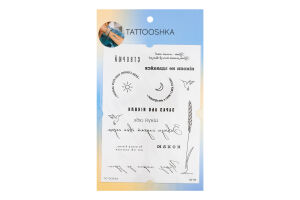 Тату Tattooshka Графічний колосок