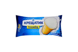 Морозиво 15% пломбір у вафельному стаканчику Золотий стандарт Хрещатик м/у 90г
