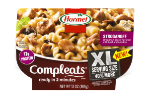 Hormel Compleats XL Beef Stroganoff, 13 Ounce