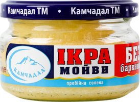 Ікра мойви пробійна солена Камчадал с/б 180г