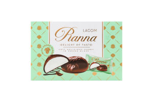 Цукерки Pianna з ароматом пломбіру глазуровані 200г Lagom