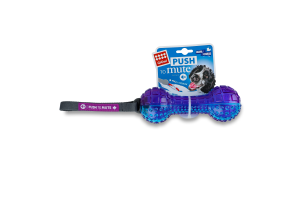 Игрушка для собак 18см №75332 Гантель с пищалкой которая выключается Push to mute GiGwi 1шт