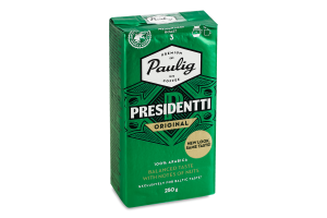 Кава натуральна смажена мелена Original Presidentti Paulig в/у 250г