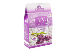 Соль для ванн с эфирным маслом лаванды Желана 500г