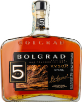 Бренді 0.5л 40% виноградний витриманий 5 років VVSOP Bolgrad пл