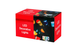 Гірлянда новорічна тепла мережа 100ламп 10м