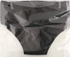 Труси-бразиліани жіночі чорні 80%ПА 20%еластан р.M/L/XL CH0339 Коттон Хілл