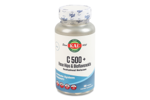 Добавка диетическая таблетки C 500 + rose hips and bioflavonoids KAL 100шт