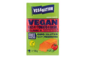 Скибочки веганські Veganation з томатом та базилік