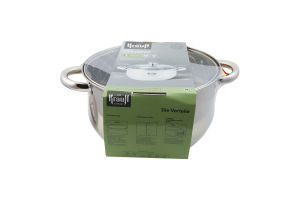 Каструля 5,8л з скляною кришкою 24см 26-238-127 Krauff