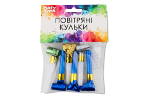 Язичок-гудок фольгований 6шт Паті Хата