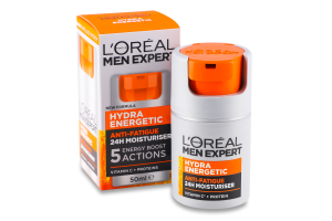 Крем для ухода за кожей лица увлажняющий Hydra energetic Men Expert L'Oreal Paris 50мл