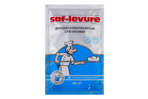 Дріжджі сухі хлібопекарські активні Saf-Levure м/у 100г