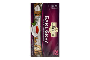 Чай черный Earl Grey Sir Roger к/у 20х1.5г