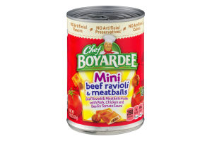 Chef Boyardee Mini Beef Ravioli & Meatballs