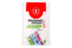 Порошок стиральный для детских вещей ТМ "1" 400г