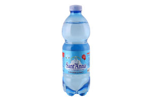 Вода минеральная сильногазированная природная столовая Sant'Anna п/бут 0.5л