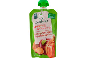 Beech-Nut Stage 2 Veggies On-The-Go Sweet Potato, Apple & Pumpkin Puree