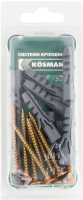 Дюбель з шурупом Ф08+450 10шт блістер Косман