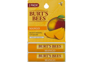 Burt's Bees Moisiturizing Lip Balm Mango - 2 Pk
