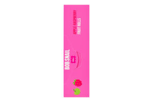 Цукерки фруктові натуральні Яблуко-малина Roll Bob Snail к/у 10х10г