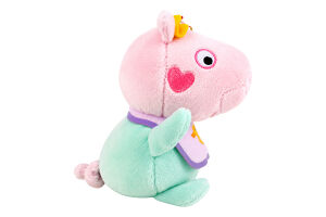 Игрушка мягкая для детей от 3лет 15см №46271 Peppa pig Эви Beanie babies TY 1шт