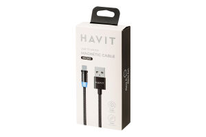 Кабель д/смартфону магнітний micro-USB HV-H6162 Хевіт