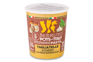 Макарони Pots of Italy 70г Тальятеле з гриб. И490 (Італія)