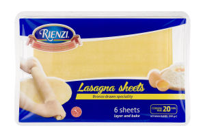 Rienzi Pasta Lasagna Sheets - 6 CT