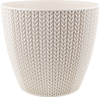 Вазон д/квітів Сумела 5л сіро-білий/бежевий Серінова