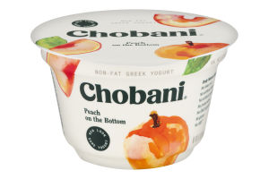 Chobani Greek Yogurt Peach On The Bottom