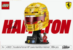 Конструктор для детей от 14лет №43022 Scuderia Ferrari HP Lewis Hamilton Helmet Editions Lego 884эл