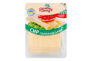 Сир Голландський 45% нарізка 150г газ/уп Гармонія смаку