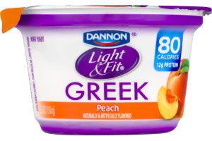 Dannon Light & Fit Greek Nonfat Yogurt Peach